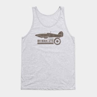 RAF Hurricane Battle of Britain (distressed) Tank Top